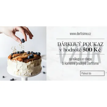 Dárkový potravinový koš Dortisimo Dárkový poukaz 500,-