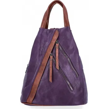 Kabelka Dámská kabelka batůžek Herisson fialová 1452H2023-47