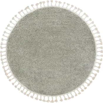 Koberec Dywany Łuszczów Kusový koberec Berber 9000 green kruh Rozměry koberců: 160x160 (průměr) kruh