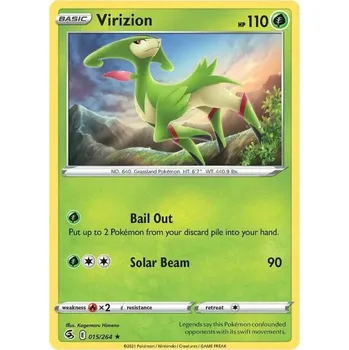 Sběratelská karetní hra Pokémon karta Virizion 015/264 - Fusion Strike
