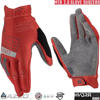 Cyklistické rukavice Zateplené rukavice na kolo Leatt MTB 2.0 SubZero Glove Lava 2023 11 - XL