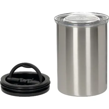 Konvice na čaj Airscape vakuovací nádoba stříbrná 1800 ml (cca 500 g)