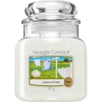 Svíčka Yankee Candle Clean Cotton