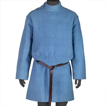 Karnevalový kostým Marshal Historical Pěchotní prošívanice modrá (12.–13. století)