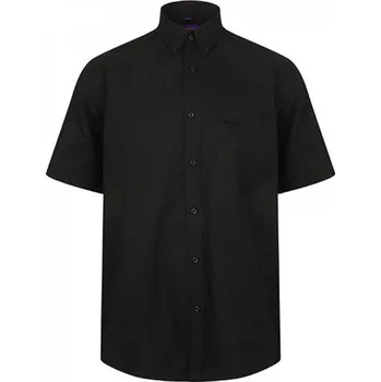 Pánská košile Rychleschnoucí pánská košile Henbury s vynikajícím odvodem vlhkosti Barva: Černá, Velikost: M W595