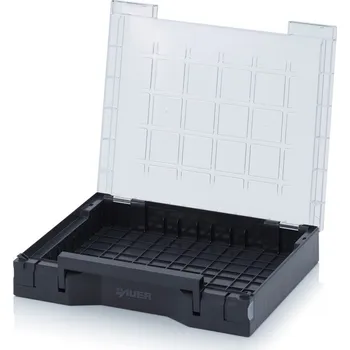 Sortimentní box neosazené 35 x 29,5 cm 35 x 29,5 x 7,1 cm - Antracitová šedá - materiál: ABS + PC - SB 353
