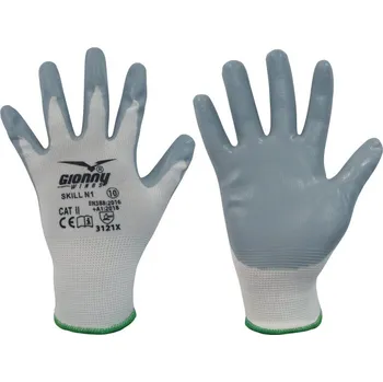 Pracovní rukavice Pracovní rukavice Payper SKILL N1 Barva: Šedá, Velikost: 10