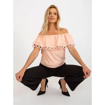 Dámská košile Halenka LK BZ 506350.28P broskev 36