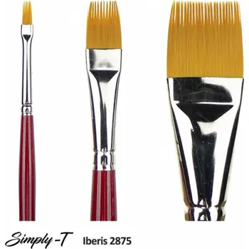 Umělecký štětec Štětec Iberis - plochý s prostřihem, 12