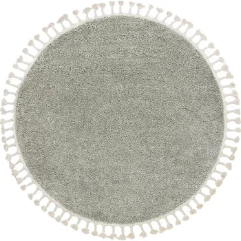 Koberec Dywany Łuszczów Kusový koberec Berber 9000 green kruh Rozměry koberců: 160x160 (průměr) kruh