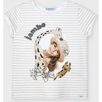 Dívčí tričko dětské obrázkové letní triko jambo Mayoral 3012 velikost 92