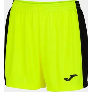 Dámské kraťasy Dámské/Dívčí sportovní šortky JOMA MAXI SHORT FLUOR YELLOW-BLACK Velikost: 128-140, Barva: AMARILLO FLÚOR-NEGRO