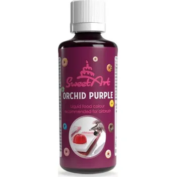 Potravinářské barvivo SweetArt airbrush barva tekutá Orchid Purple (90 ml)
