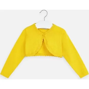 Dívčí svetr dětské bolerko žluté Mayoral 320-75 velikost 98