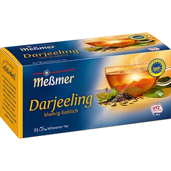 MESSMER ČERNÝ ČAJ DARJEELING 44g NĚMECKO!