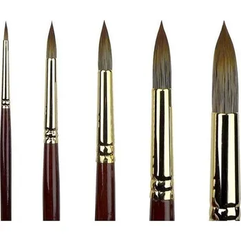 Umělecký štětec Štětec t_brush kulatý, imitace Mangusta, dlouhá násadka, 2