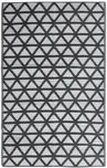 Venkovní koberec z polypropylenu černý