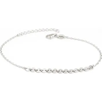 Náramek Dámský stříbrný náramek s čirými zirkony 17-20 cm STNA0674F + dárek zdarma