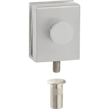 CT - CAT001 - 3B Podlahový zavírací set na skleněné dveře ONS - Nikl broušený