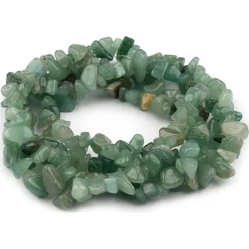 Korálek Minerální zlomky Avanturín na silonu