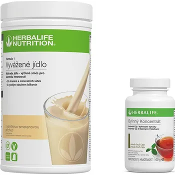 Herbalife sada Formula 1 - 780g a Bylinný koncentrát 102g tradiční příchuť