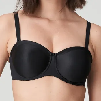 Podprsenka PrimaDonna - Satin podprsenka nevyztužená s odepínacími ramínky black 75F 0161331