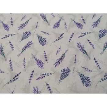 BYTEMA Dekorační látka Levandule šíře 140 cm