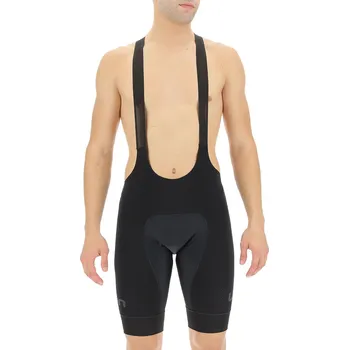 Cyklistické kalhoty UYN Cyklistické kalhoty krátké s laclem - BIKING RIDEMILES - černá 2XL