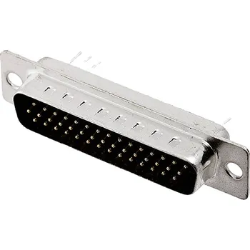 Video redukce encitech HDD-44-M-T-B-M 2103-0400-03 D-SUB kolíková lišta 180 ° Pólů: 44 pájecí piny 1 ks Tray