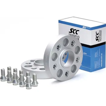Tuning Rozšiřovací podložky SCC 30mm 5/120 - 72,6 mm 13112BE elox šedé, ocel závit