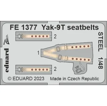 1/48 Yak-9T seatbelts STEEL (ZVE)
