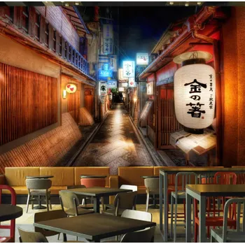 Fototapeta Solution Media 3D tapeta - Japonská ulička MU2544 3 - 3D Relief - Vliesová tapeta - 320g/m2