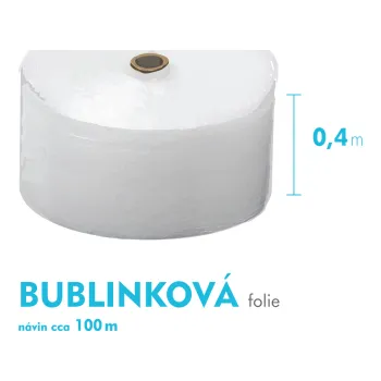 Obalový materiál Bublinková fólie 40cm x 100m