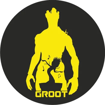 ON-DESIGN Potisk GROOT Barva: fluorescenční žlutá, Velikost motivu: A4