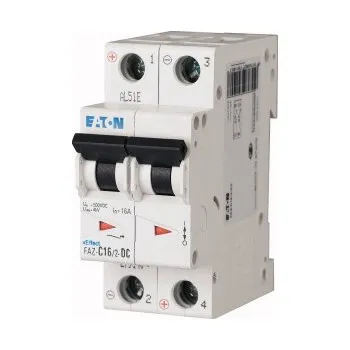 Jistič Jistič dvoupolový EATON 279137 FAZ-C6/2-DC FAZ, pro stejnosměrný proud, char C, 2-pólový, In=6A