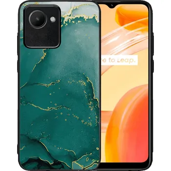 Pouzdro na tablet VSECHNONAMOBIL 61985 MY ART Ochranný kryt Realme C30 GREEN MARBLE (145)