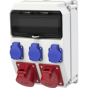 Elektrická zásuvka PCE CEE rozbočovací zásuvka DELTA Anif7 9135061 400 V 32 A