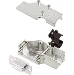 encitech DCMR09-FK-DMS-W-K 6355-8065-31 sada D-SUB zásuvková lišta 90 ° Pólů: 9 pájecí kalíšek 1 ks