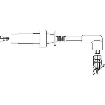 Zapalovací kabel zapalovací kabel, , BREMI, 3A11E61