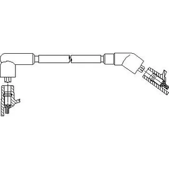 Zapalovací kabel zapalovací kabel, , 4374336, BREMI, 608E43