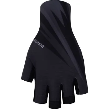 Cyklistické rukavice BONAVELO Cyklistické rukavice krátkoprsté - MIST - černá L