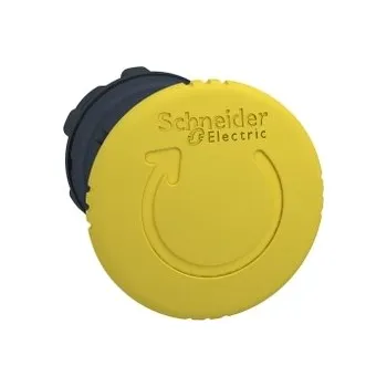 vypínač a zásuvka SCHN ZB5AS55 Ovládací hlavice s aretací, uvolnit pootočením, žlutá