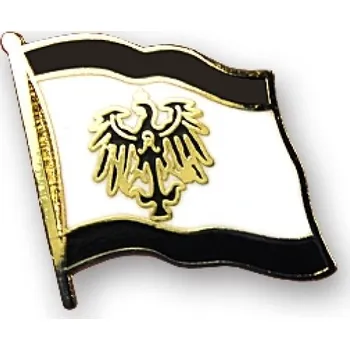 Odznak (pins) 20mm vlajka Prusko - barevný