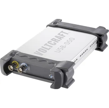 Multimetr VOLTCRAFT DSO-2020 USB USB osciloskop Kalibrováno dle (ISO), 20 MHz, 2kanálový, 48 MSa/s, 1 Mpts, 8 Bit, s pamětí (DSO),