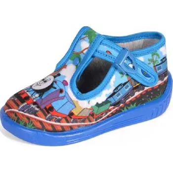 RAWEKS Dětská domácí obuv s vyndávací koženou stelkou ULA 47 modrá 24