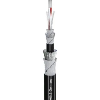 Sommer Cable 200-0241AQ mikrofonový kabel 2 x 0.25 mm² černá metrové zboží
