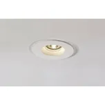 BIG WHITE PLASTRA, vestavné svítidlo, QPAR51, kulaté, bílá sádra, max. 35 W 148070