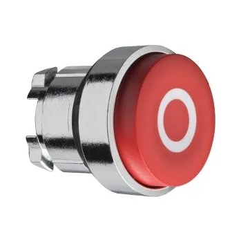 Stavebniny SCHN ZB4BL432 Ovládací hlavice stiskací se symbolem, s přesahem - rudá