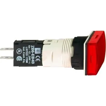 vypínač a zásuvka SCHN XB6DV4BB Signálka - rudá RP 1,5kč/ks