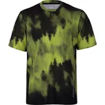 HOLOKOLO Cyklistický dres s krátkým rukávem - NIGHTFALL MTB - černá/žlutá